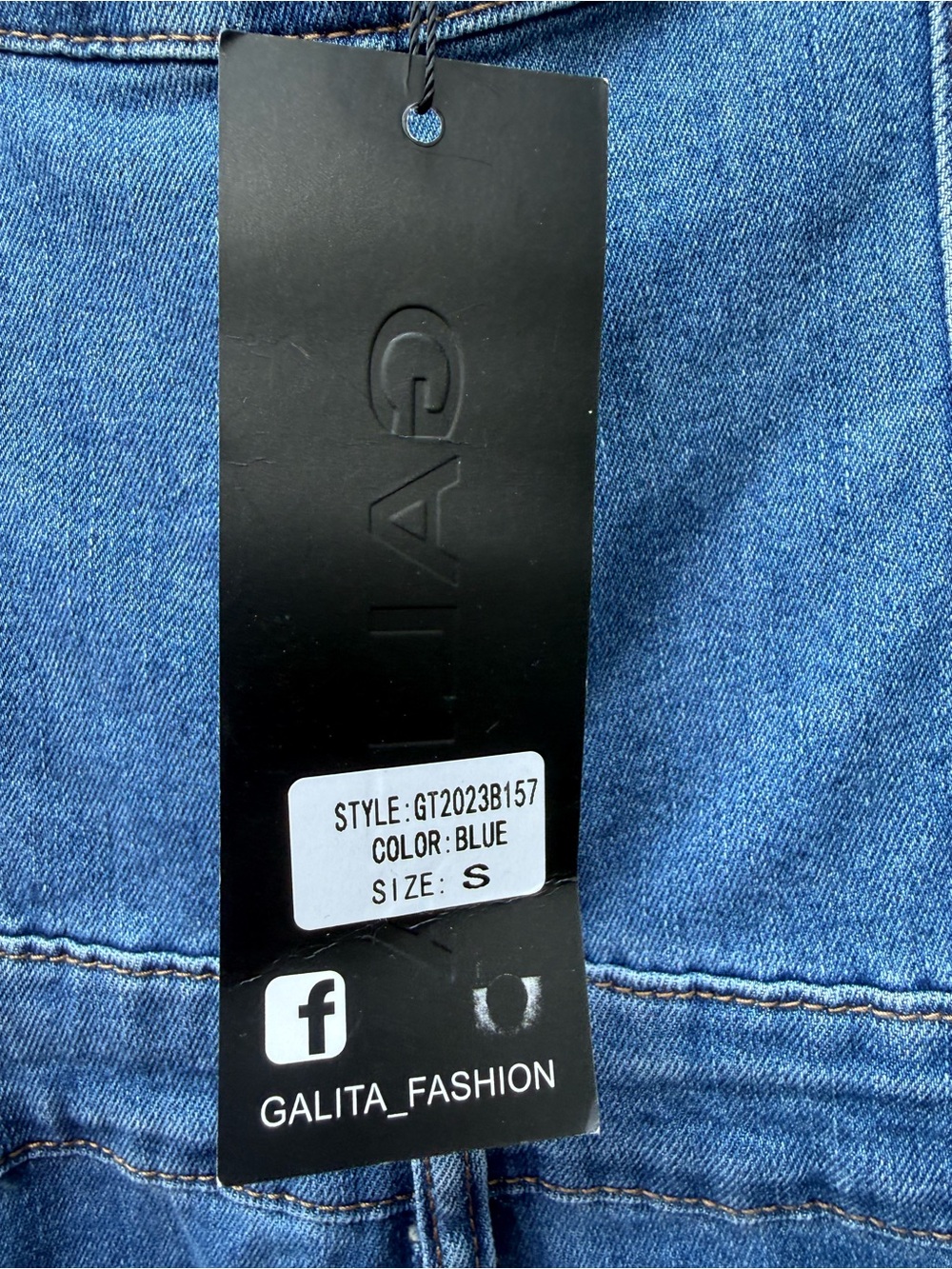 Women’s Denim Strapless Cargo Jumpsuit - Size Small - Picture 6 of 6
